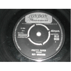 Roy Orbison Pretty Paper /  Summersong Vinyl 7" USED