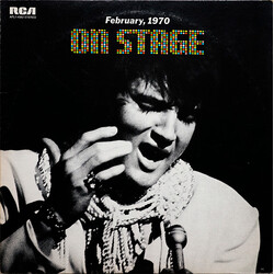 Elvis Presley On Stage, February 1970 Vinyl LP USED