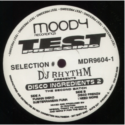 DJ Rhythm Disco Ingredients 2 (The Second Batch) Vinyl 12" USED