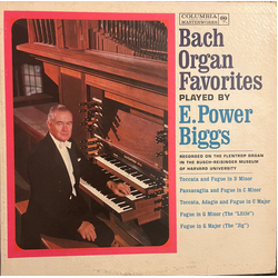 Johann Sebastian Bach / E. Power Biggs Bach Organ Favorites Vinyl LP USED