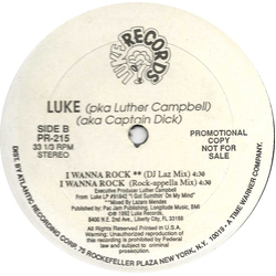 Luke / Luther Campbell / Captain D. I Wanna Rock Vinyl 12" USED