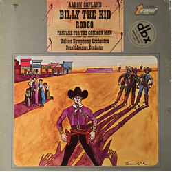 Aaron Copland / Dallas Symphony Orchestra / Donald Johanos Billy The Kid / Rodeo / Fanfare For The Common Man Vinyl LP USED