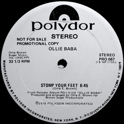 Ollie Baba Stomp Your Feet Vinyl 12" USED