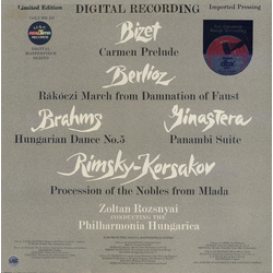 Georges Bizet / Hector Berlioz / Johannes Brahms / Alberto Ginastera / Nikolai Rimsky-Korsakov / Zoltan Rozsnyai / Philharmonia Hungarica Carmen Prelu