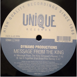 Dynamo Productions Message From The King Vinyl 12" USED