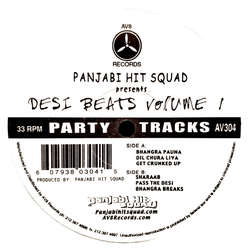 Panjabi Hit Squad Desi Beats Volume 1 Vinyl 12" USED