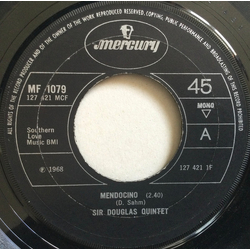 Sir Douglas Quintet Mendocino Vinyl 7" USED