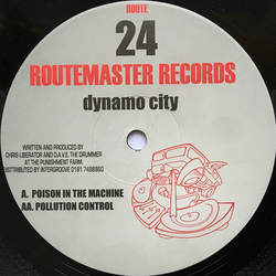 Dynamo City Poison In The Machine / Pollution Control Vinyl 12" USED