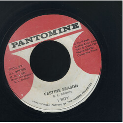 I-Roy / Tommy McCook Festine Season / Festival Rock Vinyl 7" USED
