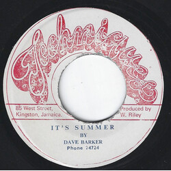 Dave Barker (2) It's Summer Vinyl 7" USED