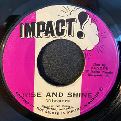 The Vibrators (2) / Impact All Stars Rise And Shine / Rise And Shine (Version) Vinyl 7" USED