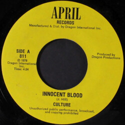 Culture Innocent Blood / Love Shine Brighter Vinyl 7" USED