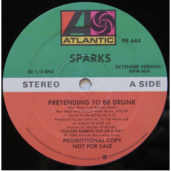 Sparks Pretending To Be Drunk Vinyl 12" USED