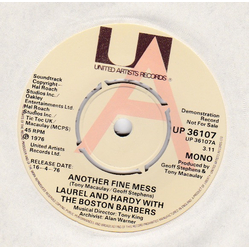 Laurel & Hardy / The Boston Barbers / The Boston Serenaders Another Fine Mess / The Stan And Ollie Serenade Vinyl 7" USED