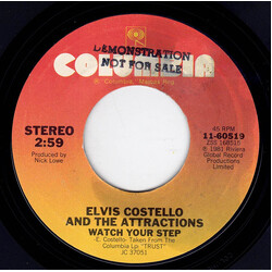 Elvis Costello & The Attractions Watch Your Step Vinyl 7" USED
