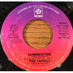 The Troggs Summertime Vinyl 7" USED