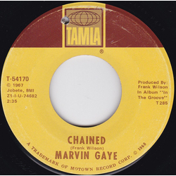 Marvin Gaye Chained / At Last (I Found A Love) Vinyl 7" USED