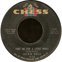 Jackie Ross Take Me For A Little While / Honey Dear Vinyl 7" USED