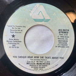 Melissa Manchester You Should Hear How She Talks About You Vinyl 7" USED