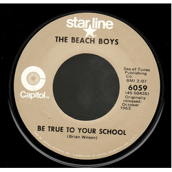 The Beach Boys Be True To Your School / In My Room Vinyl 7" USED