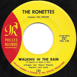 The Ronettes Walking In The Rain / How Does It Feel? Vinyl 7" USED