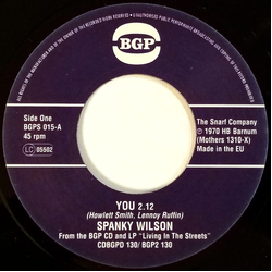 Spanky Wilson You / Sunshine Of Your Love Vinyl 7" USED
