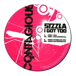 Sizzla I Got Too (Remixes) Vinyl 12" USED