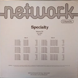 Craig Palmer (4) Specialty - Volume 33 Vinyl LP USED
