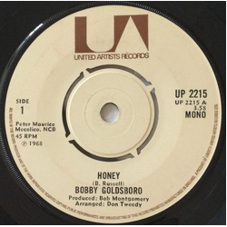 Bobby Goldsboro Honey Vinyl 7" USED