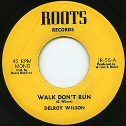 Delroy Wilson Walk Don't Run Vinyl 7" USED