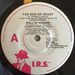 Wall Of Voodoo Far Side Of Crazy Vinyl 7" USED