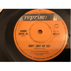 Sammy Davis Jr. Don't Shut Me Out Vinyl 7" USED