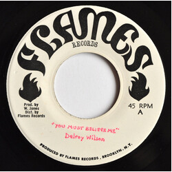Delroy Wilson You Must Believe Me Vinyl 7" USED