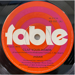 Jigsaw (17) Clap Your Hands Vinyl 7" USED