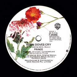Prince When Doves Cry Vinyl 7" USED