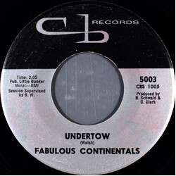 Fabulous Continentals Undertow USED VINYL 7INCH 45 RPM