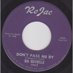 Big Maybelle Don't Pass Me By / It's Been Raining USED VINYL 7INCH 45 RPM SINGLE