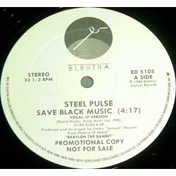 Steel Pulse Save Black Music Vinyl 12" USED