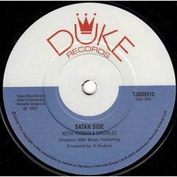 Keith Hudson / The Chuckles / Don Drummond Jr. Satan Side / Evil Spirit Vinyl 7" USED