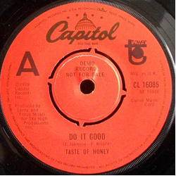 A Taste Of Honey Do It Good / I Love You Vinyl 7" USED