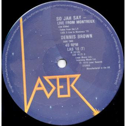 Dennis Brown So Jah Say Vinyl 7" USED