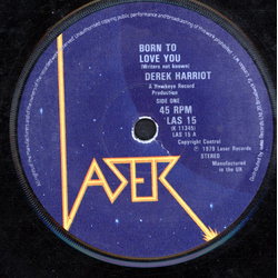Derrick Harriott / Dean Fraser / The Chariot Riders Born To Love You /  Love You Again (Instrumental) Vinyl 7" USED