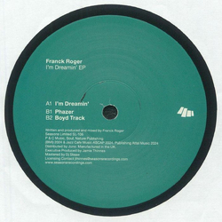 Franck Roger I'm Dreamin' EP Vinyl 12" USED