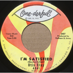 Otis Clay I'm Satisfied / I Testify Vinyl 7" USED