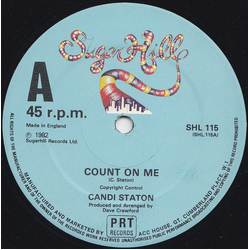 Candi Staton Count On Me Vinyl 12" USED