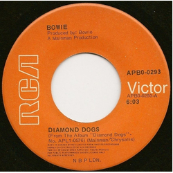 David Bowie Diamond Dogs Vinyl 7" USED