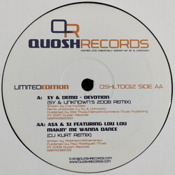 Sy & Demo / Asa & S1 / Lou Lou (2) Devotion (Sy & Unknown's 2008 Remix) / Makin' Me Wanna Dance (DJ Kurt Remix) Vinyl 12" USED