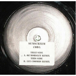 Sunscreem Coda Vinyl 12" USED