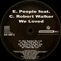 E-People / C Robert Walker We Loved Vinyl 12" USED