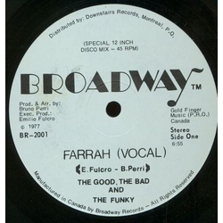 The Good, The Bad And The Funky Farrah Vinyl 12" USED